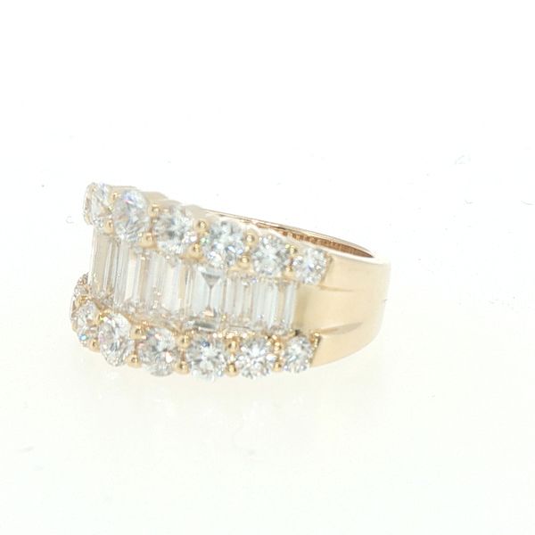 Baguettes & Brilliance Diamond Band Image 3 Bryan Jewelry Prattville, AL