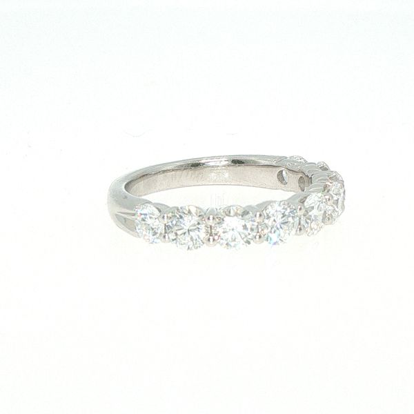 2ctw Lab-Grown Nine Diamond Wedding Band in 14K White Gold Image 2 Bryan Jewelry Prattville, AL