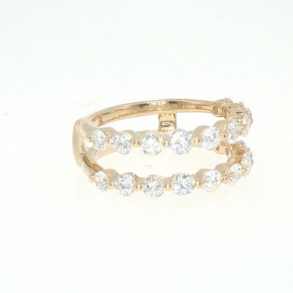 Lab-Grown 1 5/8ctw Diamond Ring Guard in 14K Yellow Gold Image 2 Bryan Jewelry Prattville, AL