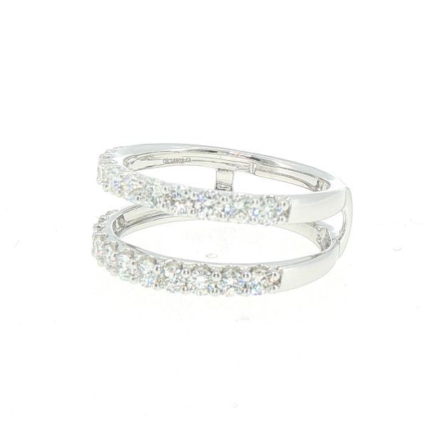 1ctw Lab Grown Ring Guard in 14kw Image 5 Bryan Jewelry Prattville, AL