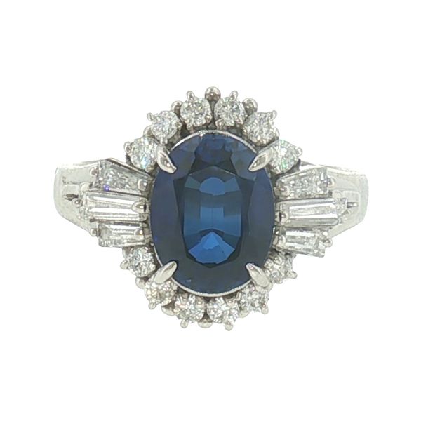 Royal Elegance: Sapphire Ballerina Diamond Ring Bryan Jewelry Prattville, AL