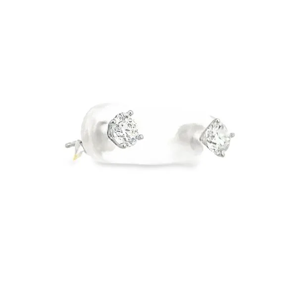 Lab Grown Diamond Earrings 4 prong .75ctw Image 4 Bryan Jewelry Prattville, AL