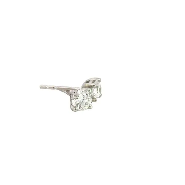Lab Grown1/2ctw 14kw Diamond Studs Image 3 Bryan Jewelry Prattville, AL