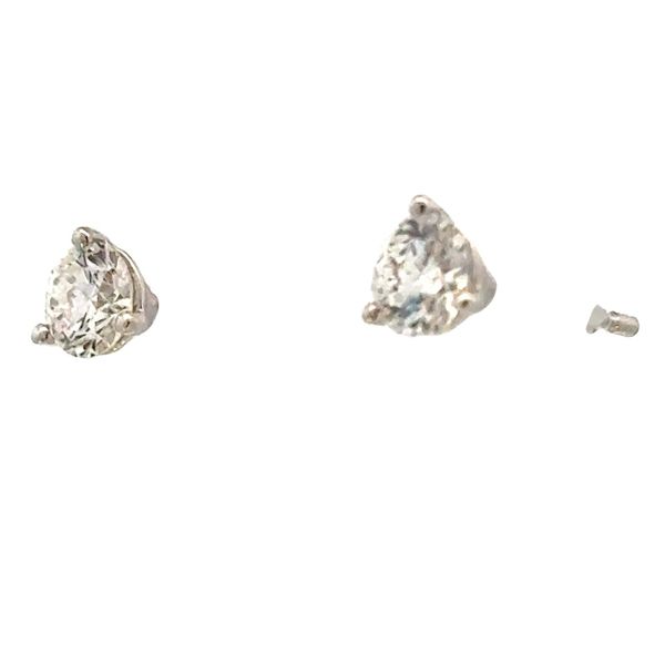 Lab grown 3/4ctw Martini style 14kw diamond studs Image 2 Bryan Jewelry Prattville, AL