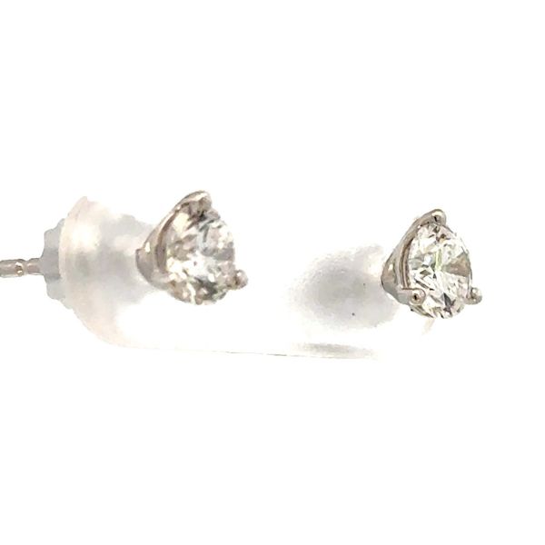 Lab grown 3/4ctw Martini style 14kw diamond studs Image 3 Bryan Jewelry Prattville, AL