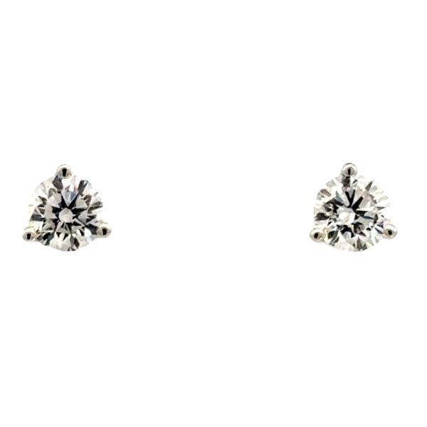 Lab grown 3/4ctw Martini style 14kw diamond studs Bryan Jewelry Prattville, AL