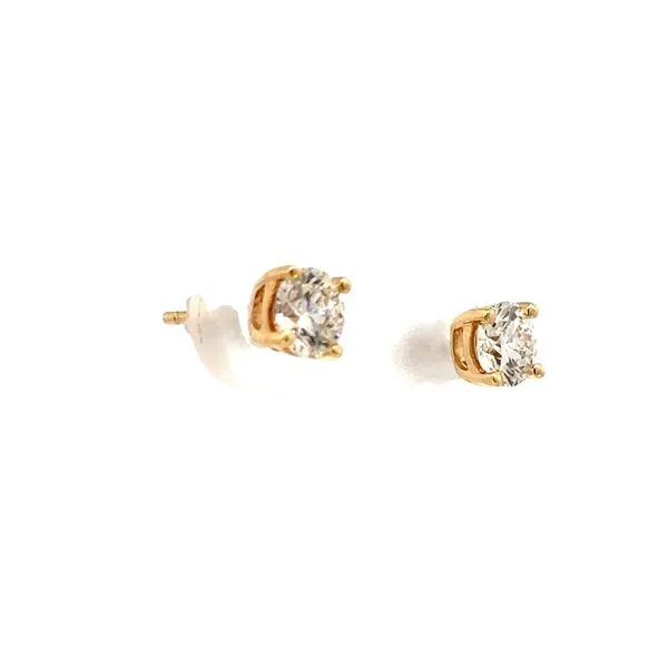 Lab grown 1ctw diamond studs-14ky Image 3 Bryan Jewelry Prattville, AL