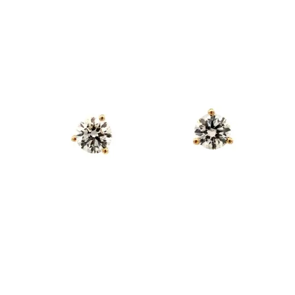 Lab grown 1ctw Martini style diamond studs-14ky Bryan Jewelry Prattville, AL