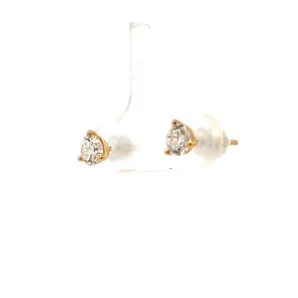 Lab grown 3/4ctw Martini Style Diamond Studs-14ky Image 2 Bryan Jewelry Prattville, AL