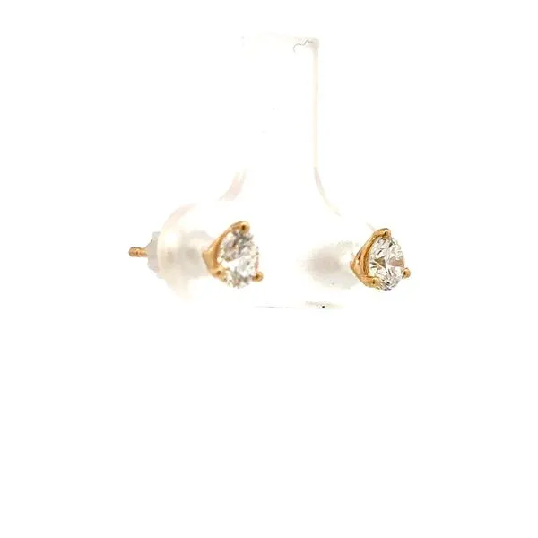Lab grown 3/4ctw Martini Style Diamond Studs-14ky Image 3 Bryan Jewelry Prattville, AL
