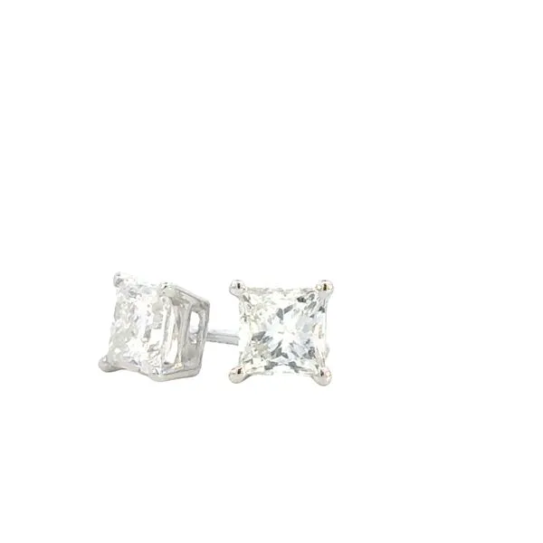 PRINCESS CUT LAB GROWN STUDS 1CTW Image 2 Bryan Jewelry Prattville, AL