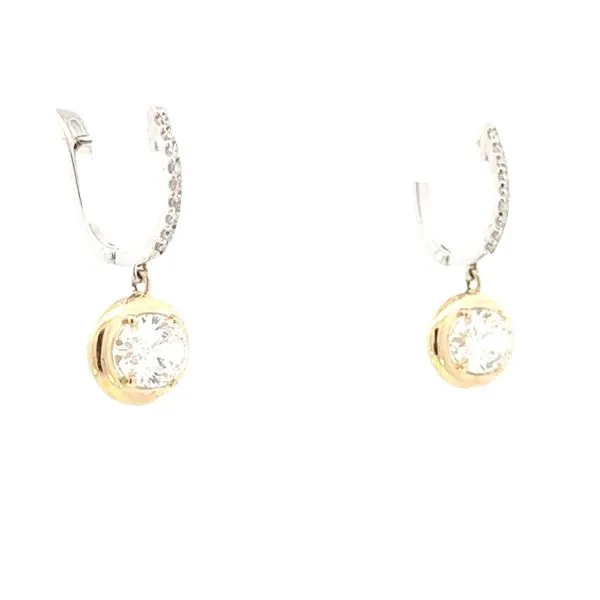 Lab grown Dangle earrings-14ktt Image 2 Bryan Jewelry Prattville, AL