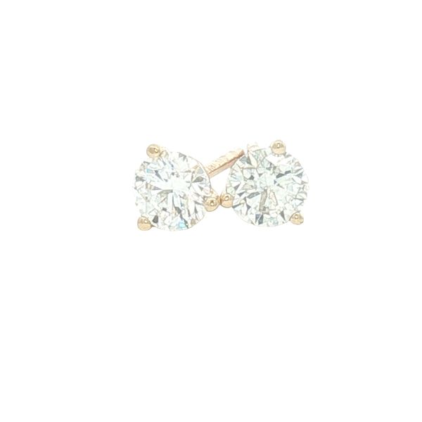 Lab grown 3/4ctw Martini style 14kw diamond studs Bryan Jewelry Prattville, AL