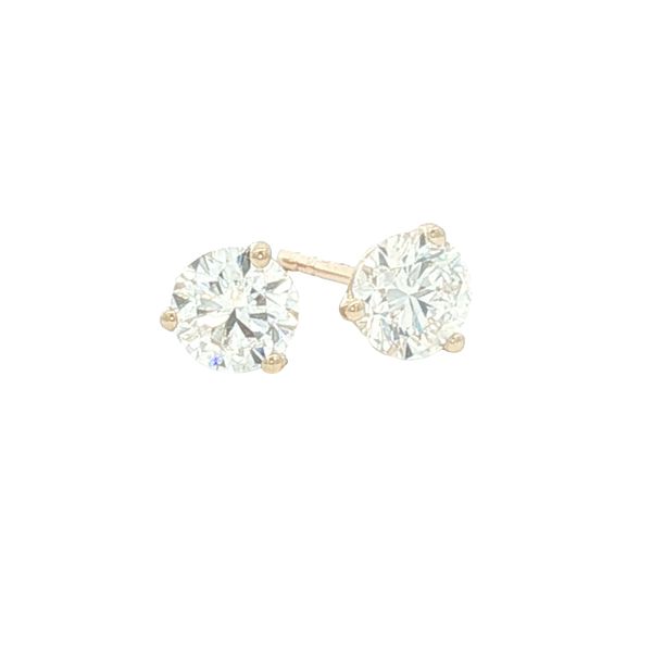 Lab grown 1ctw Martini style diamond studs-14ky Bryan Jewelry Prattville, AL