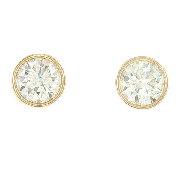 Bold Brilliance: Bezel Set Diamond Stud Earrings Bryan Jewelry Prattville, AL