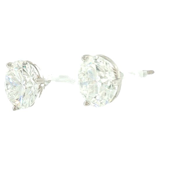 Extraordinary Brilliance: Martini Style Diamond Stud Earrings Image 3 Bryan Jewelry Prattville, AL