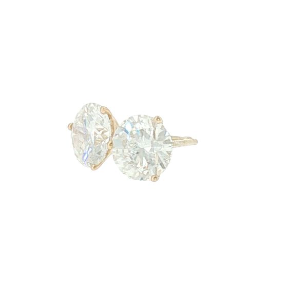 Timeless Sparkle: Martini Style Diamond Stud Earrings Image 3 Bryan Jewelry Prattville, AL