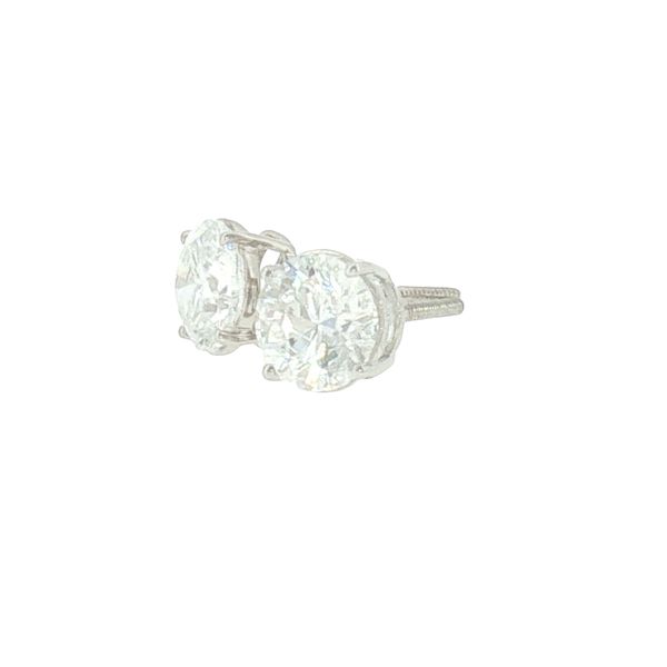 Classic Security & Sparkle: Diamond Stud Earrings Image 3 Bryan Jewelry Prattville, AL