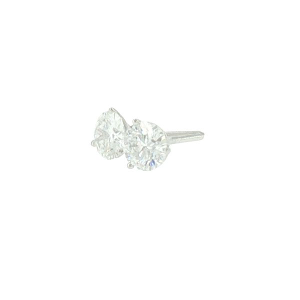 Refined Everyday Sparkle: Martini Diamond Stud Earrings Image 3 Bryan Jewelry Prattville, AL