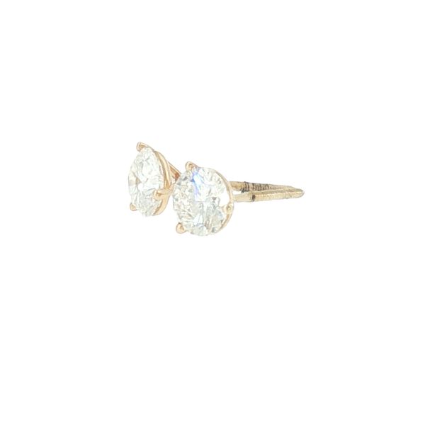 Everyday Brilliance: Martini Diamond Stud Earrings Image 3 Bryan Jewelry Prattville, AL