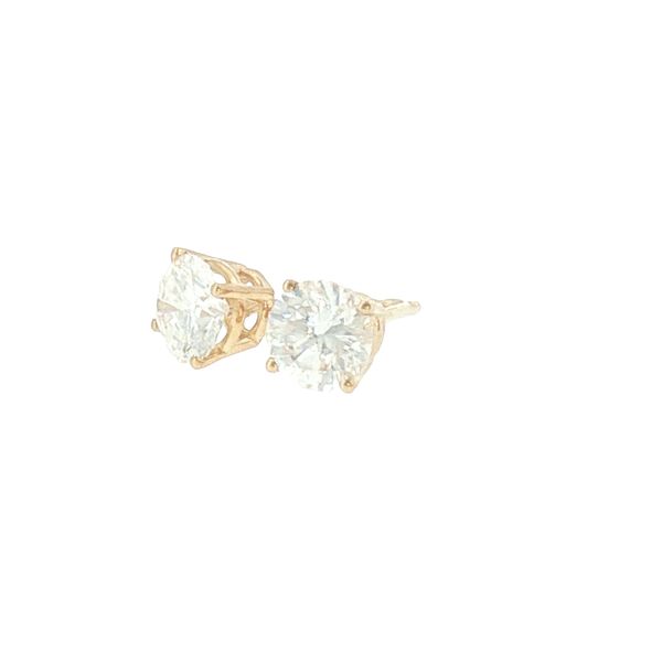 Classic Radiance: Lab-Grown Diamond Stud Earrings Image 3 Bryan Jewelry Prattville, AL