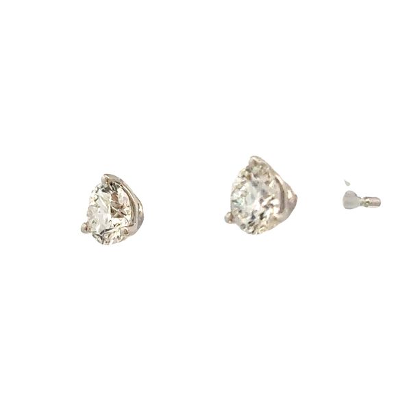 Lab grown Martini style 1ctw diamond studs-14kw Image 2 Bryan Jewelry Prattville, AL