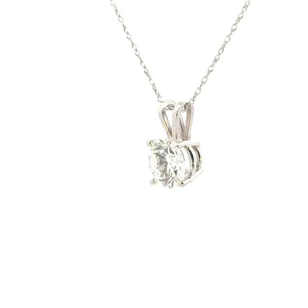 Lab Grown 1.5ct Solitaire Diamond Pendant Image 2 Bryan Jewelry Prattville, AL