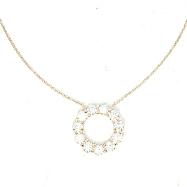 Lab Grown Diamond Circle Pendant Bryan Jewelry Prattville, AL