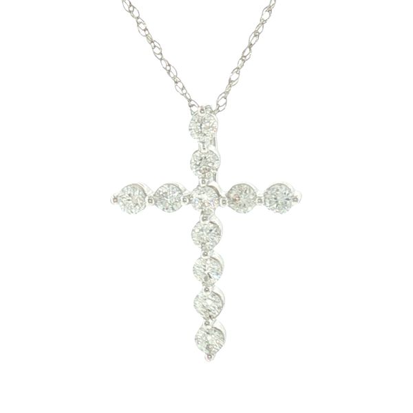 Light of Faith: Floating Diamond Cross Pendant Bryan Jewelry Prattville, AL