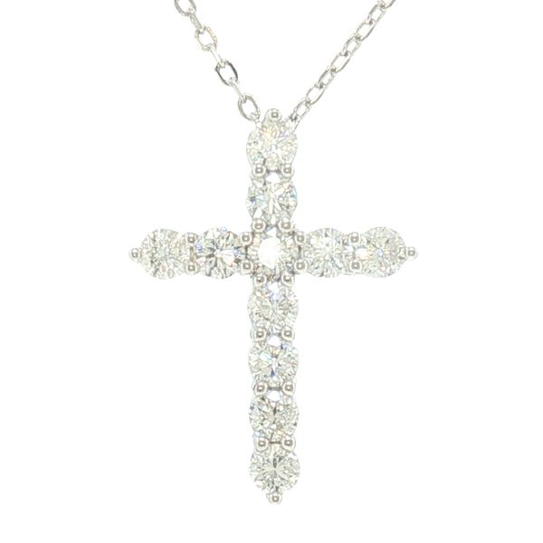 Brilliant Faith:1ctw Lab-Grown Diamond Cross Pendant Necklace Bryan Jewelry Prattville, AL