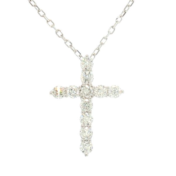 Brilliant Faith:1/2ctw Lab-Grown Diamond Cross Pendant Necklace Bryan Jewelry Prattville, AL