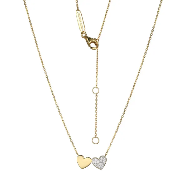 Double Heart Necklace with LG Diamonds Bryan Jewelry Prattville, AL