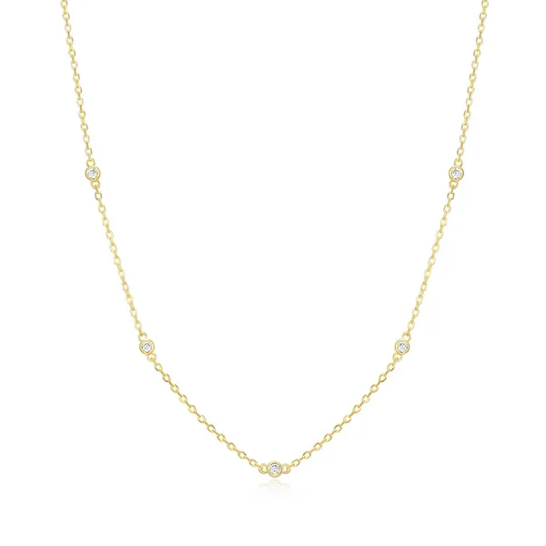 Monte Luna Lab Grown Station to Station Necklace Bryan Jewelry Prattville, AL