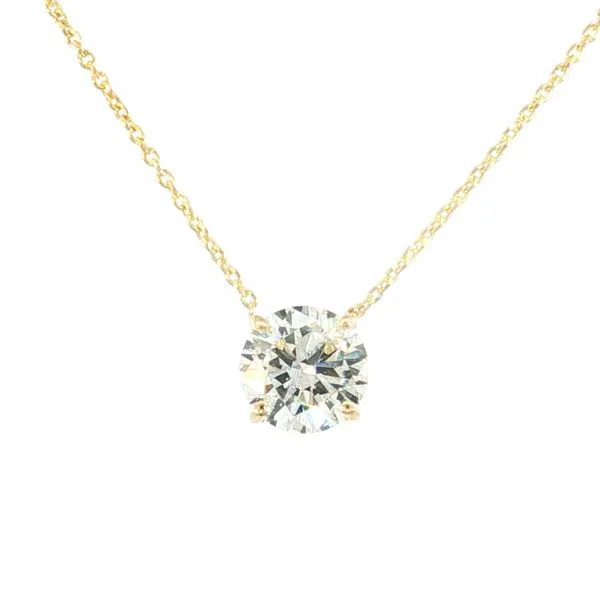 1.50ct Lab Grown Diamond Solitaire Necklace in 14ky Bryan Jewelry Prattville, AL