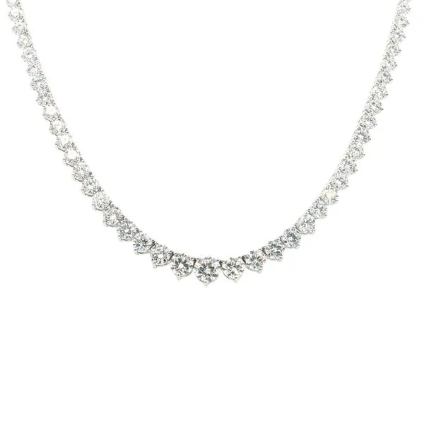 Effortless Brilliance: 10ctw Lab-Grown Diamond Tennis Necklace Bryan Jewelry Prattville, AL