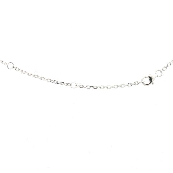 Brilliance in Motion: Sterling Silver 1/4ctw Lab Grown Diamond Station Necklace Image 2 Bryan Jewelry Prattville, AL