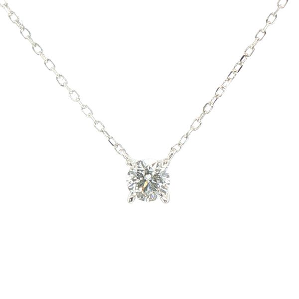 1/2ctw Lab Grown Round Diamond Necklace in Sterling Silver Bryan Jewelry Prattville, AL