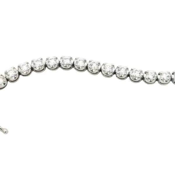 Lab grown Diamond Tennis bracelet 14kw Image 5 Bryan Jewelry Prattville, AL