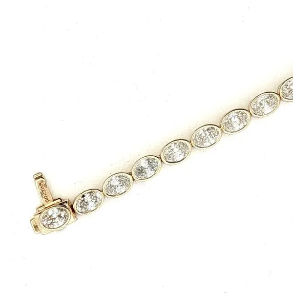 Lab Grown Oval Diamond Tennis Bracelet Image 5 Bryan Jewelry Prattville, AL