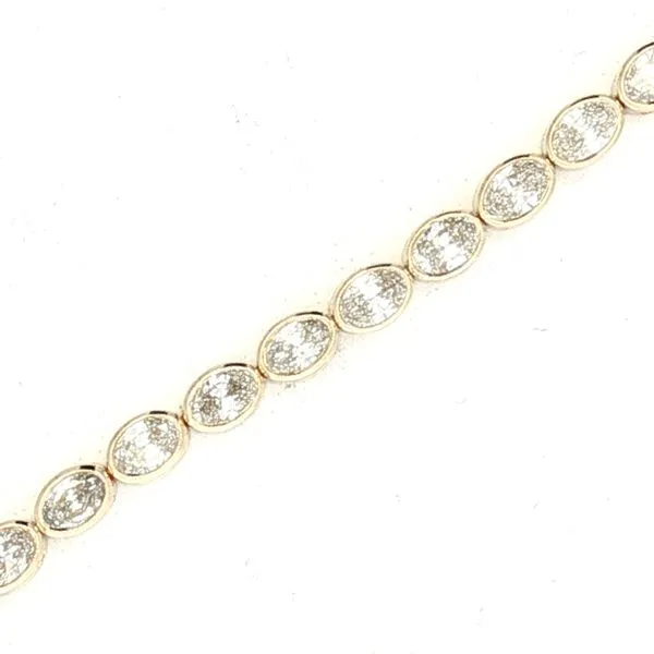 Lab Grown Oval Diamond Tennis Bracelet Bryan Jewelry Prattville, AL