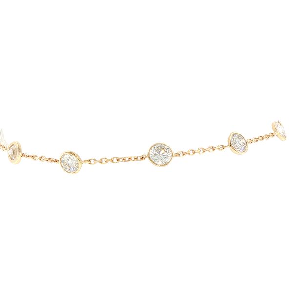 2ctw Lab Grown Diamond Station Bracelet in 14K Yellow Gold Image 2 Bryan Jewelry Prattville, AL