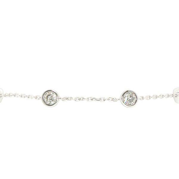 1ctw Lab Grown Diamond Station Bracelet in Sterling Silver Image 2 Bryan Jewelry Prattville, AL