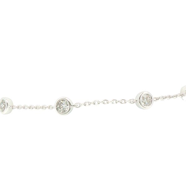 1ctw Lab Grown Diamond Station Bracelet in Sterling Silver Image 4 Bryan Jewelry Prattville, AL