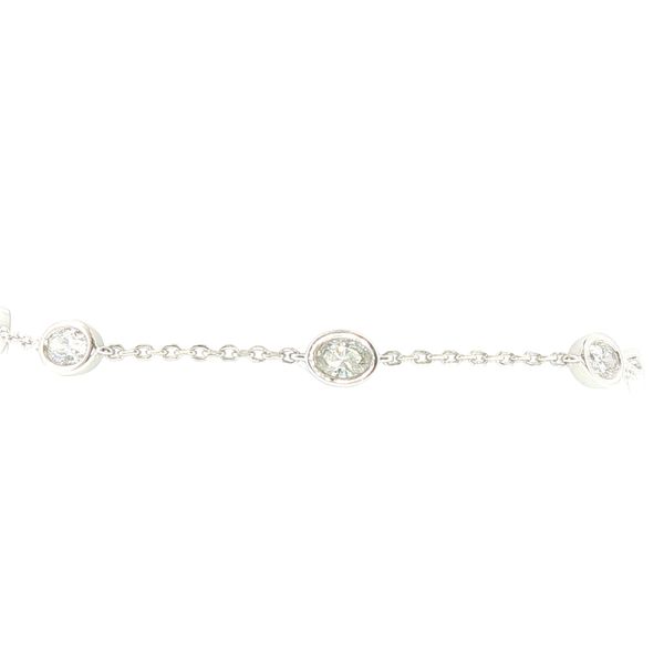 1ctw Lab Grown Oval Diamond Station Bracelet in Sterling Silver Bryan Jewelry Prattville, AL