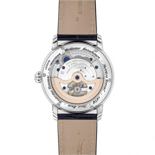Frederque-Constant Limite Edition Manufacture Classic WorldTimer Image 3 Carats Mcallen, TX