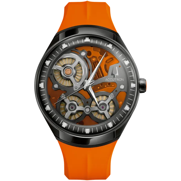ACCUTRON DNA ORANGE FACE AND ORANGE STRAP Image 2 Carats Mcallen, TX