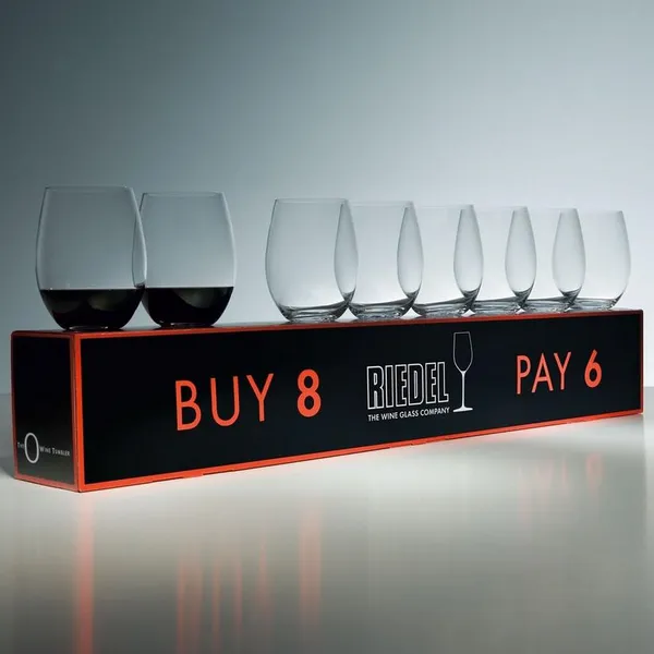 Riedel Crystal "O" Buy 8 pay 6 Carats Mcallen, TX
