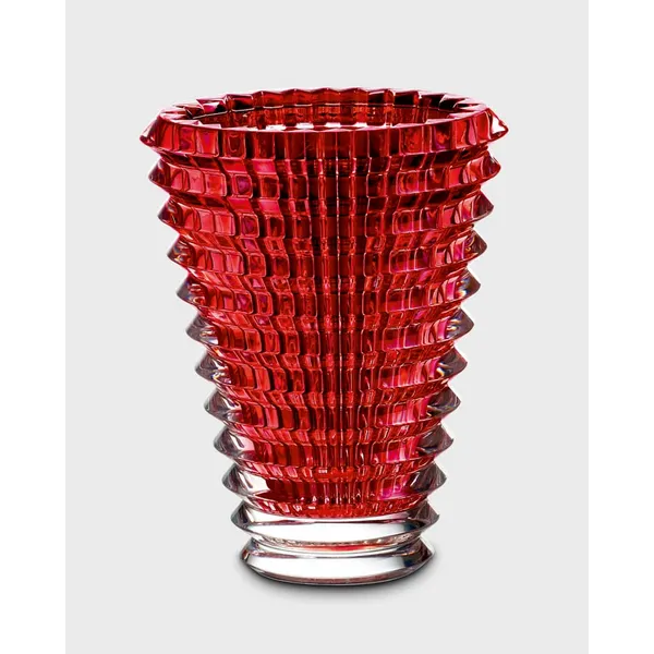 Baccarat Eye Vase (NOOS) Small Red Carats Mcallen, TX