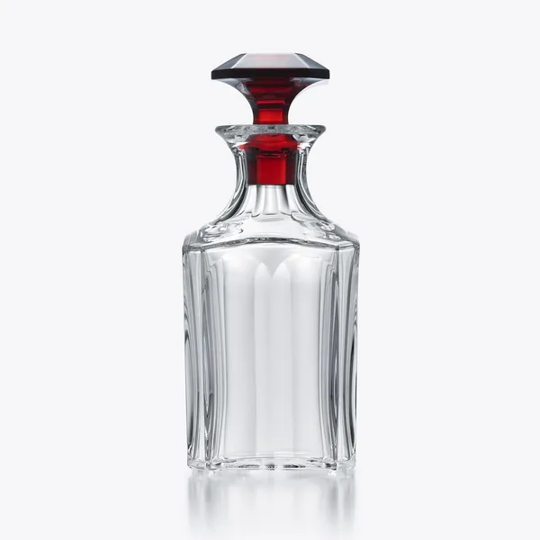 Baccarat Harcourt Whisky (NOOS) Decanter Red Stopper 1841 Carats Mcallen, TX