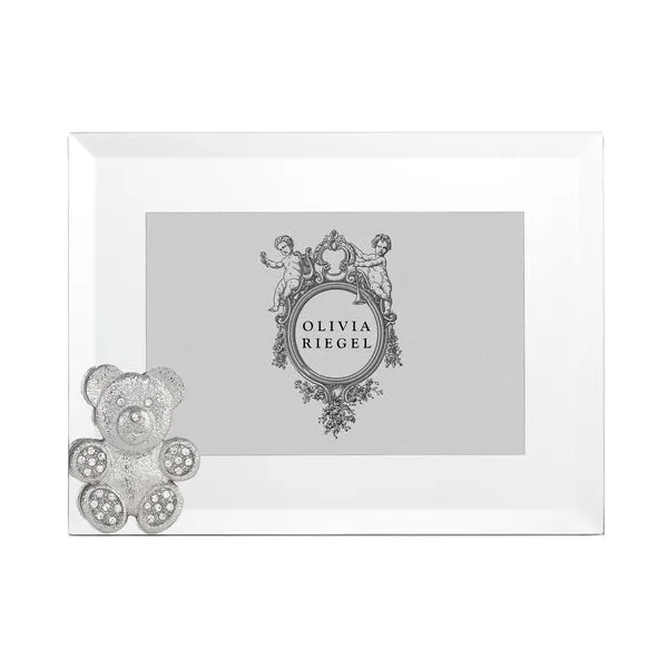 Silver Teddy Bear 5x7 Frame Carats Mcallen, TX